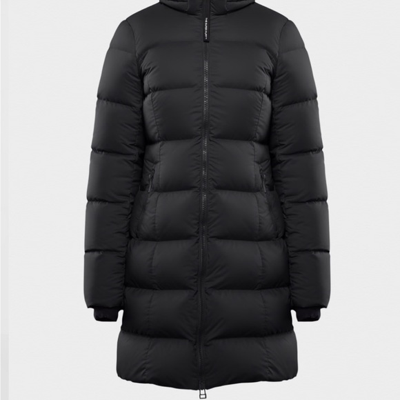 Aritzia NWT Black Supersnug Mid Puff Jacket XS - Picture 2 of 6